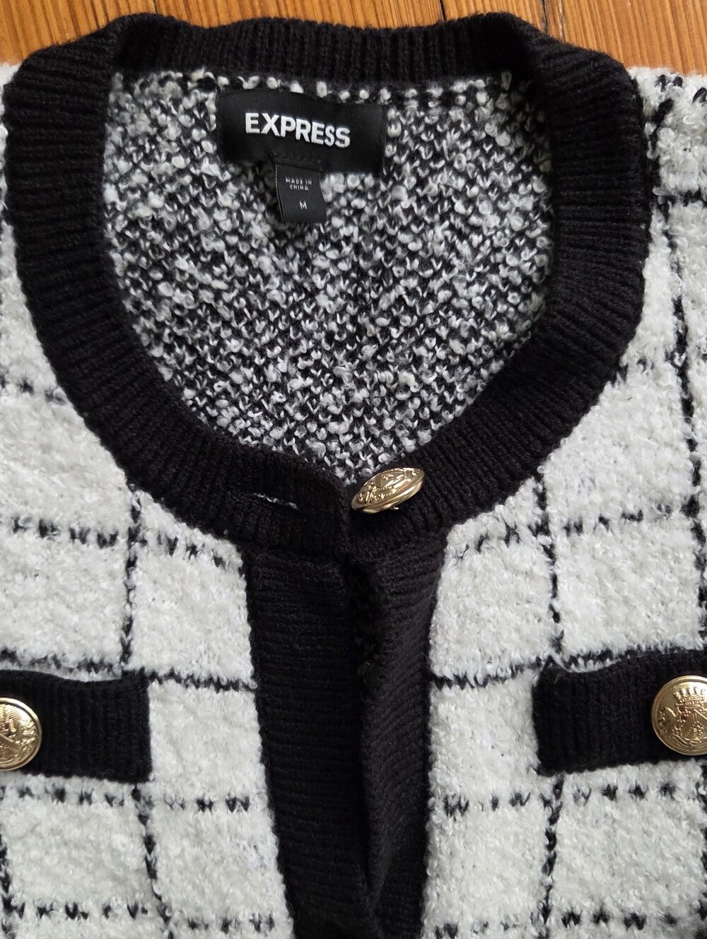 Express Button Cardigan - Picture 2 of 3